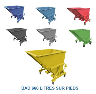 BAD 660 L PIEDS BLEU FONCE