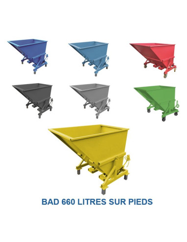 BAD 660 L PIEDS BLEU FONCE