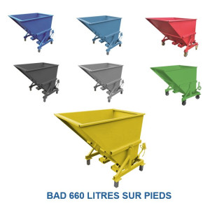 BAD 660 L PIEDS BLEU FONCE