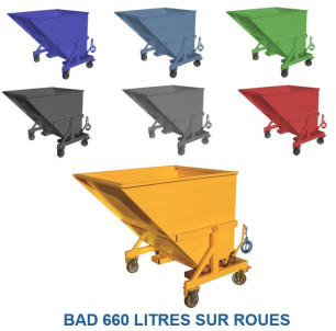 BAD 660 L ROUES BLEU FONCE