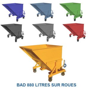 BAD 880 L ROUES BLEU FONCE