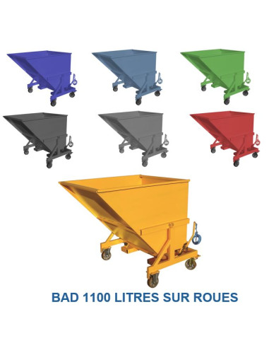 BAD 1100 L ROUES BLEU FONCE