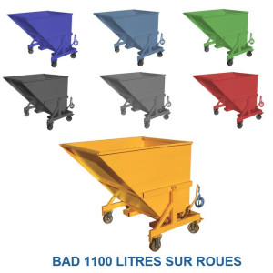 BAD 1100 L ROUES BLEU FONCE