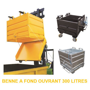 Benne à Fond Ouvrant 300 L