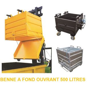 Benne à Fond Ouvrant 500 L