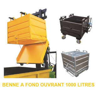 Benne à Fond Ouvrant 1000 L