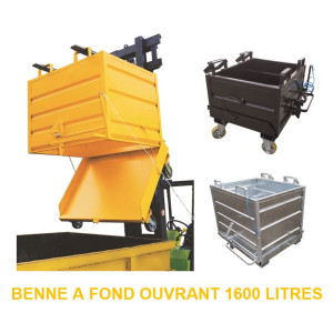 Benne à Fond Ouvrant 1600 L