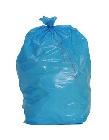 Carton 200 sacs 130 L bleu 35µ